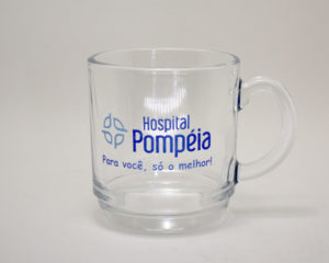 Caneca Reta Vidro 300ml